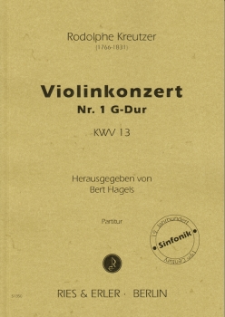 Violinkonzert Nr. 1 G-Dur KWV 13