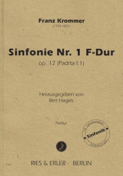 Sinfonie Nr. 1 F-Dur op. 12 (Padrta I:1) für Orchester
