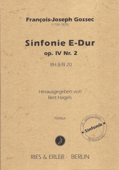Sinfonie E-Dur op. IV Nr. 2 RH 8 / B 20 (LM)