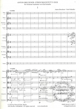 Streichquintett F-Dur für großes Orchester