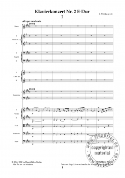 Klavierkonzert Nr. 2 E-Dur op. 26