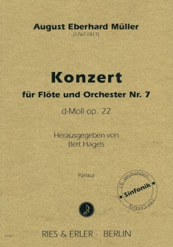 Konzert für Flöte und Orchester Nr. 7 d-Moll op. 22