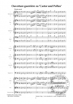 Preview: Ouverture guerrière zur Oper "Castor und Pollux" SCHV 135h (LM)