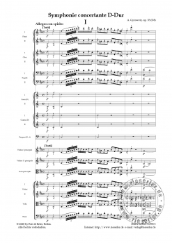 Symphonie concertante D-Dur (D8)