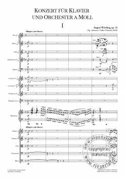 Konzert für Klavier und Orchester a-Moll op. 16