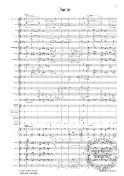 Dante - Fantasia quasi Sinfonia für Orchester