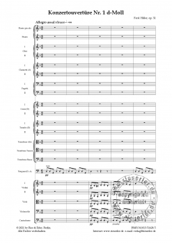 Konzertouvertüre Nr. 1 d-Moll op. 32