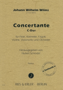 Concertante C-Dur für Flöte, Klarinette, Fagott, Violine, Violoncello und Orchester