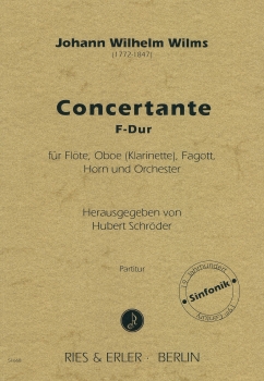 Concertante F-Dur für Flöte, Oboe (Klarinette), Fagott, Horn und Orchester