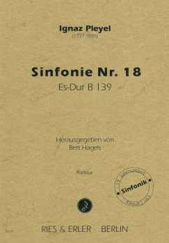 Sinfonie Nr. 18 Es-Dur B139 (LM)