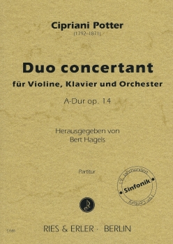 Duo concertant für Violine, Klavier und Orchester A-Dur op. 14 (LM)
