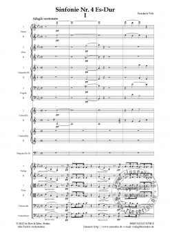 Sinfonie Nr. 4 Es-Dur (LM)