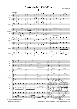 Sinfonie Nr. 19 C-Dur (LM)
