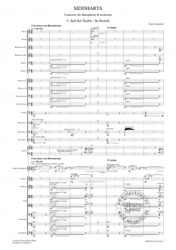 Siddharta für Saxophon und Orchester (LM)