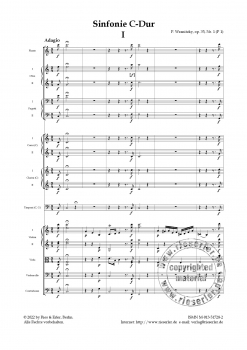 Sinfonie C-Dur op. 35 Nr. 1 (P 1)
