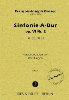 Sinfonie A-Dur op. VI Nr. 2 RH 23 / B 32