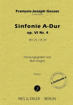Sinfonie A-Dur op. VI Nr. 4 RH 25 / B 34