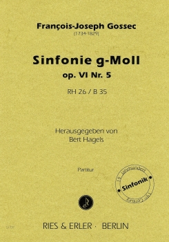 Sinfonie g-Moll op. VI Nr. 5 RH 26 / B 35