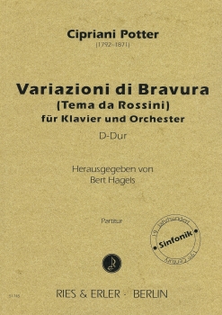 Variazioni di Bravura (Tema da Rossini) für Klavier und Orchester D-Dur