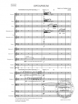 EPITAPHIUM für Orchester
