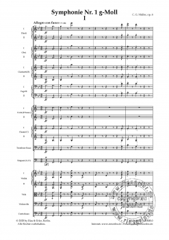 Preview: Symphonie Nr. 1 g-Moll op. 6