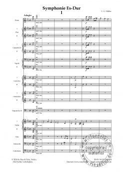 Preview: Symphonie Es-Dur (Jugendwerk) für Orchester