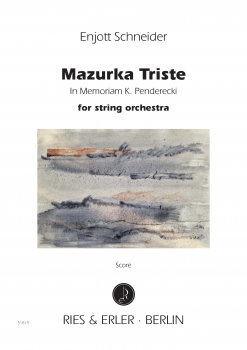 Mazurka Triste for string orchestra