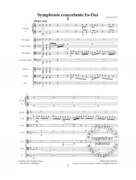 Symphonie concertante Es-Dur B111 (LM)