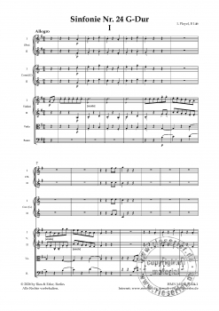 Sinfonie Nr. 24 G-Dur B 146