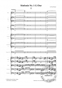 Sinfonie Nr. 1 G-Dur für Orchester