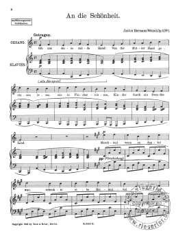 Zweiter Liederkreis op. 11 -Fünfzehn Hesse-Lieder für Gesang und Klavier-