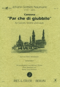 Canzona "Par che di giubbilo" für Sopran, Violine und Laute