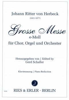Große Messe e-moll für Chor, Orgel und Orchester - Klavierauszug