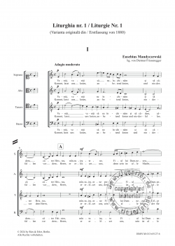 Preview: Liturgie Nr. 1 für gemischten Chor a cappella