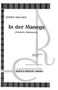 In der Manege - Schnelles Intermezzo für Salonorchester