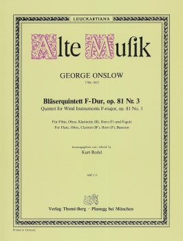 Bläserquintett F-Dur, op. 81 Nr. 3