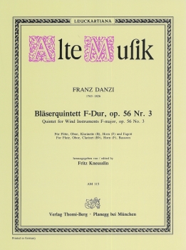 Bläserquintett F-Dur, op. 56 Nr. 3