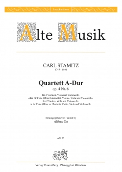 Quartett A-Dur op. 4 Nr. 6