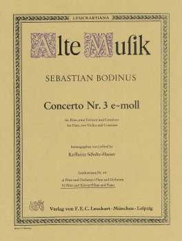 Concerto Nr. 3 e-moll (Flöte und Klavier)