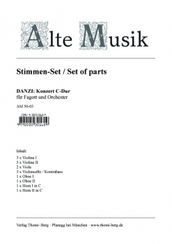 Konzert in C-Dur (Set of parts)