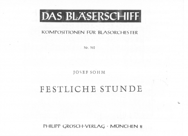 Festliche Stunde - Bläserstücke