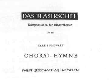 Choral-Hymne "Preis dem Schöpfer"