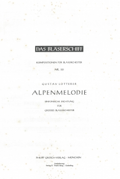 Alpenmelodie - Sinfonische Dichtung