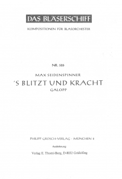 S blitzt und kracht - Galopp