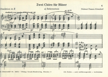 Zwei Chöre