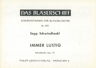 Immer lustig - Schnellpolka