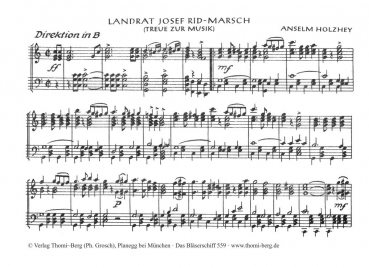 Landrat Josef Rid Marsch