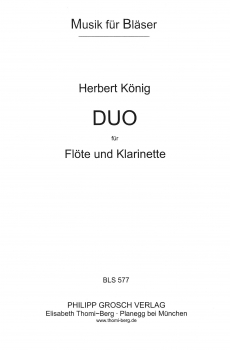 Duo für Flöte und Klarinette