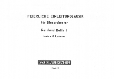 Feierliche Einleitungsmusik