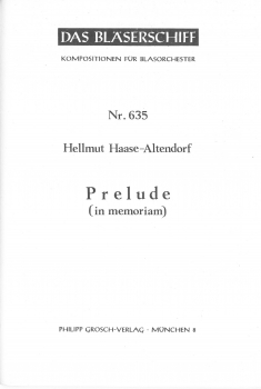 Prelude (in memoriam)